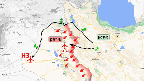 מבצע התקיפה ומבצע ההסחה, על מפת האזור, צילום: google maps
