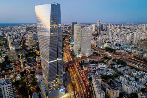 Tel Aviv skyline. 
