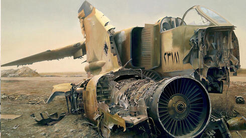 מיג 23 שהושמד בהפצצה, צילום: USAF
