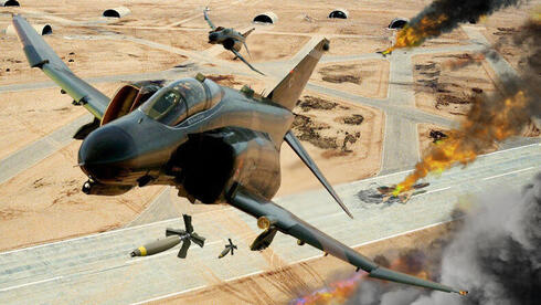 הפצצת בסיס H3. אילוסטרציה, צילום: USAF