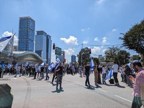 הפגנה בתל אביב, צילום: עדיאל איתן מוסטקי