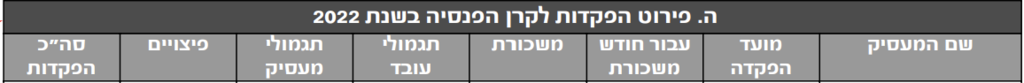 דו"ח פנסיה 6