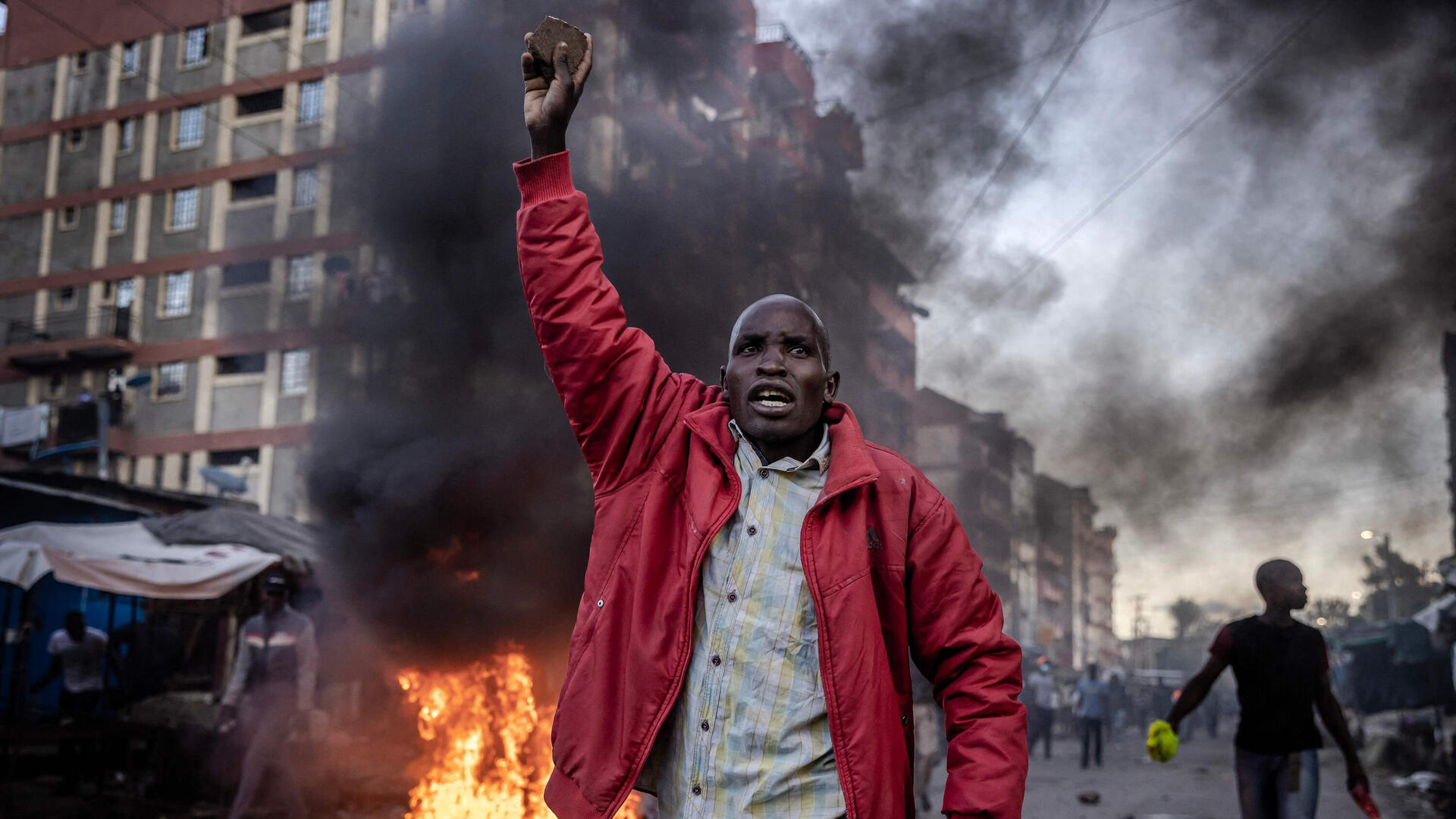 פוטו צרות של אחרים קניה הפגנות נגד הנשיא