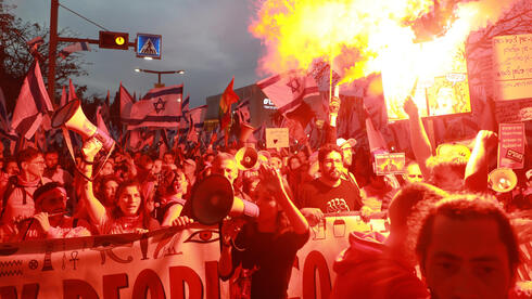 המחאה נגד ההפיכה המשטרית, צילום: דנה קופל