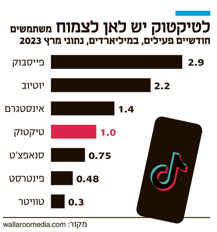 אינפו לטיקטוק יש לאן לצמוח