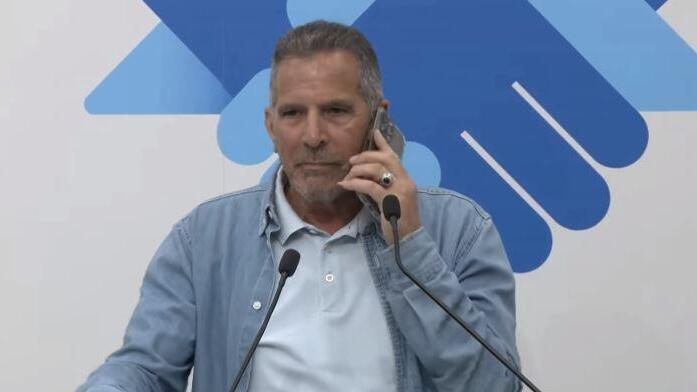 יו"ר ועד עובדי רשות שדות התעופה פנחס עידן מודיע על השבתת הטיסות