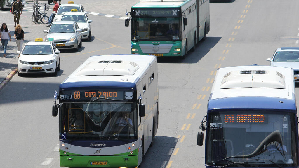 אוטובוסים בגוש דן חברות קווים אגד ו מטרופולין