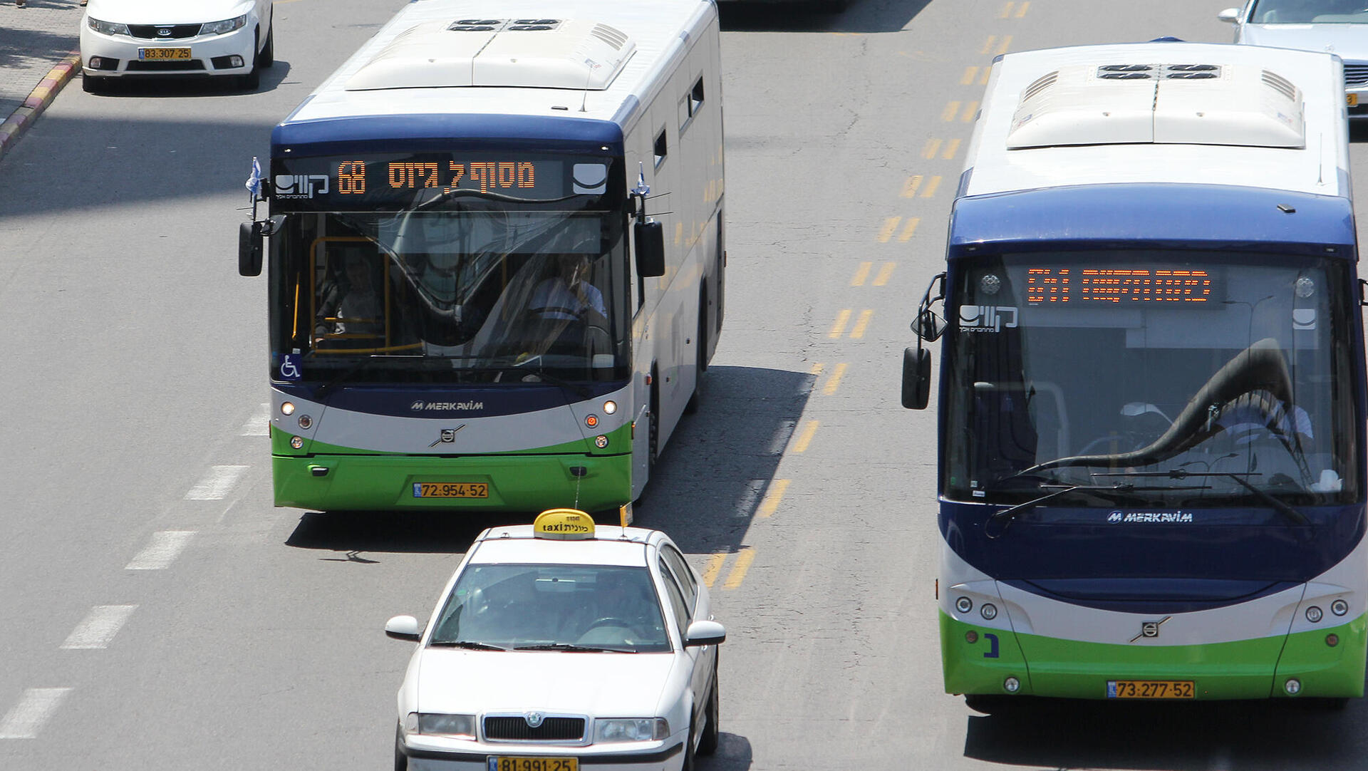 אוטובוסים בגוש דן חברות קווים אגד ו מטרופולין