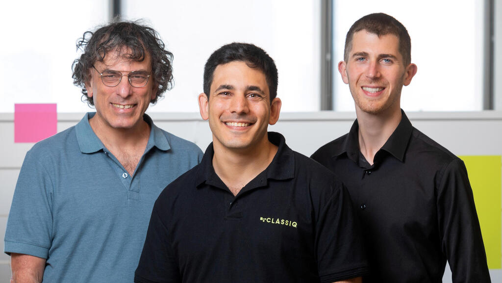 מוסף חג העצמאות 25.4.23   מייסדי החברה מימין ניר מינרבי אמיר נוה ד׳׳ר יהודה נוה חברת Classiq