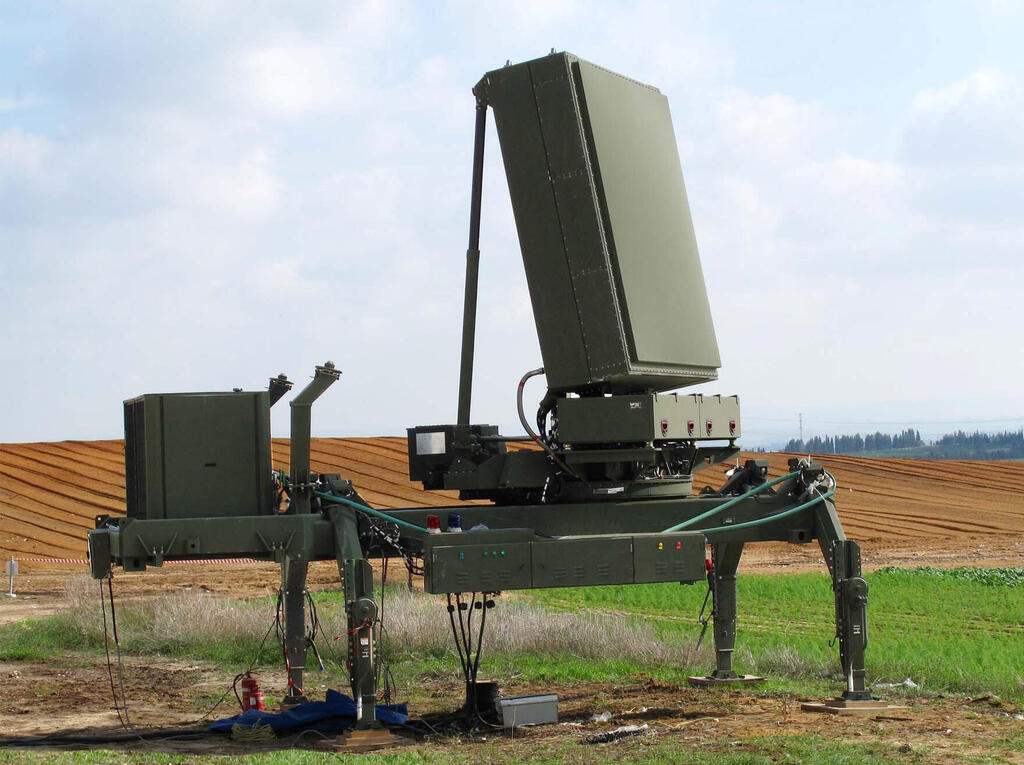 Iron Dome radar. (Photo: Elta) מכ"ם כיפת ברזל של חברת אלתא ב אשדוד