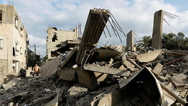 הרס ברצועת עזה בעקבות תקיפת צה"ל, צילום: רויטרס