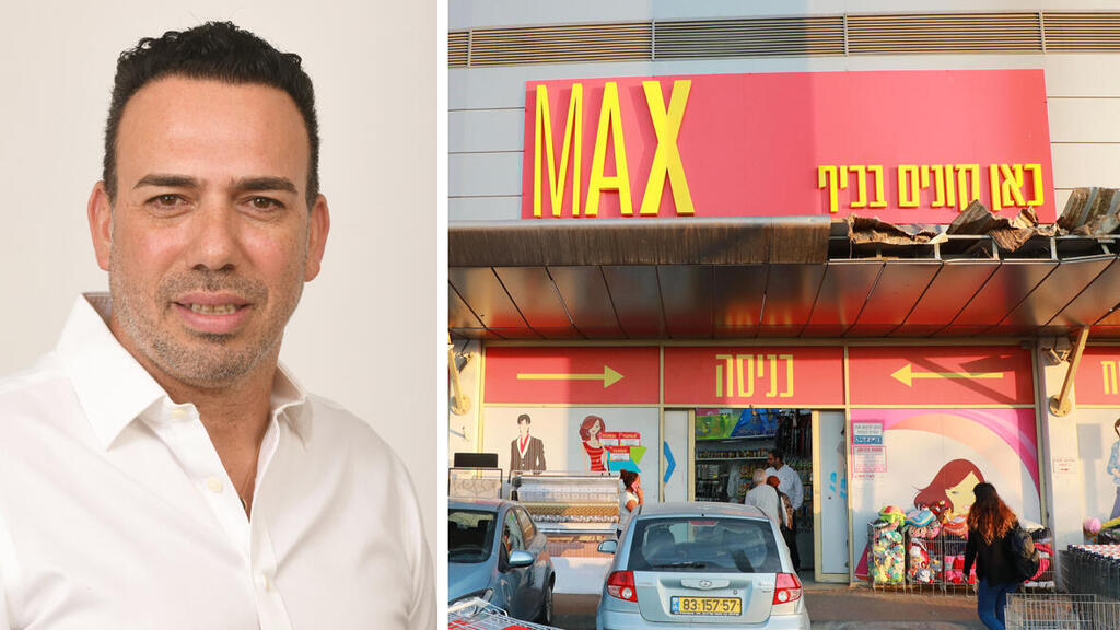 אורי מקס מייסד ומנכ"ל מקס סטוק על רקע סניף של הרשת (צילומים: יוסי זליגר , דנה קופל) אורי מקס מייסד ו מנכ"ל מקס סטוק על רקע סניף