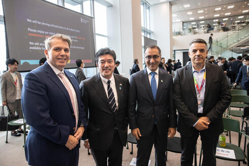 Eyal Agmoni (from left), Yasuhide Nakayama, Gilad Cohen and Amikam Norkin. 