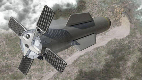פצצת GBU57 באוויר. אילוסטרציה, צילום: Boeing
