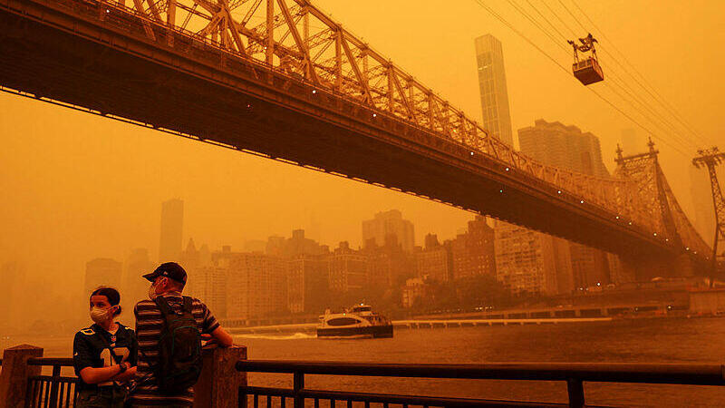 בעקבות השריפות בקנדה: ניו יורק הפכה לעיר בעלת זיהום האוויר הגבוה בעולם
