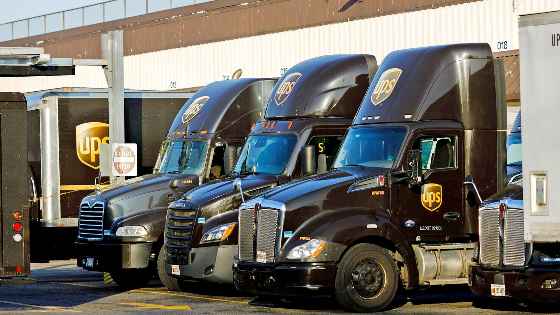 משאית משאיות של UPS