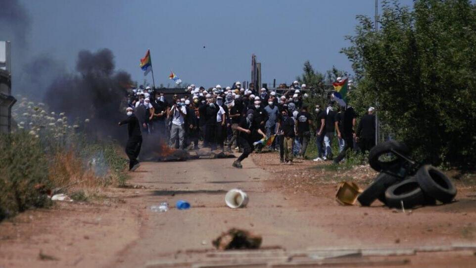 עימותים קשים בין המשטרה למפגינים דרוזים בעקבות עבודות להקמת טורבינות רוח בגולן