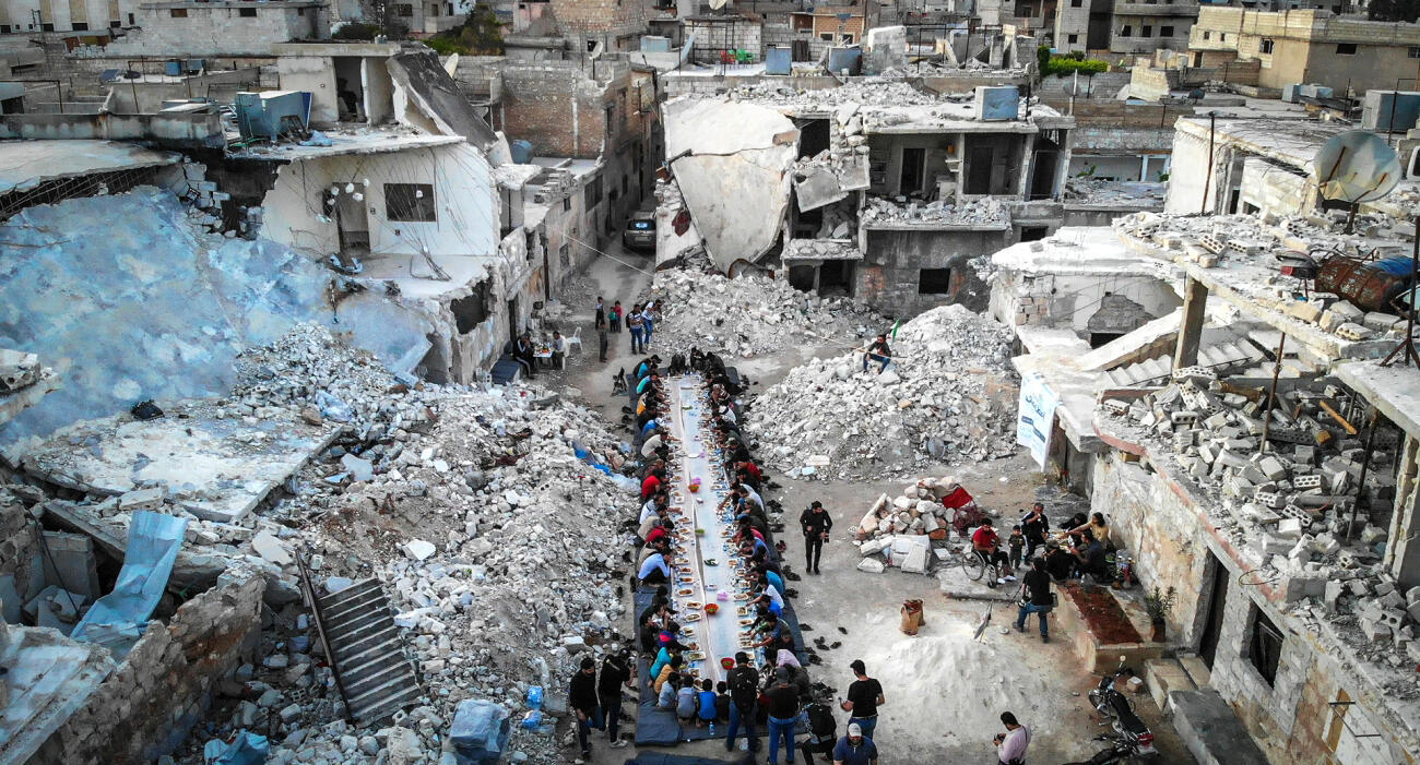 פוטו תחרות צילומים מדאונים 2023 ארוחת רמדן סוריה 