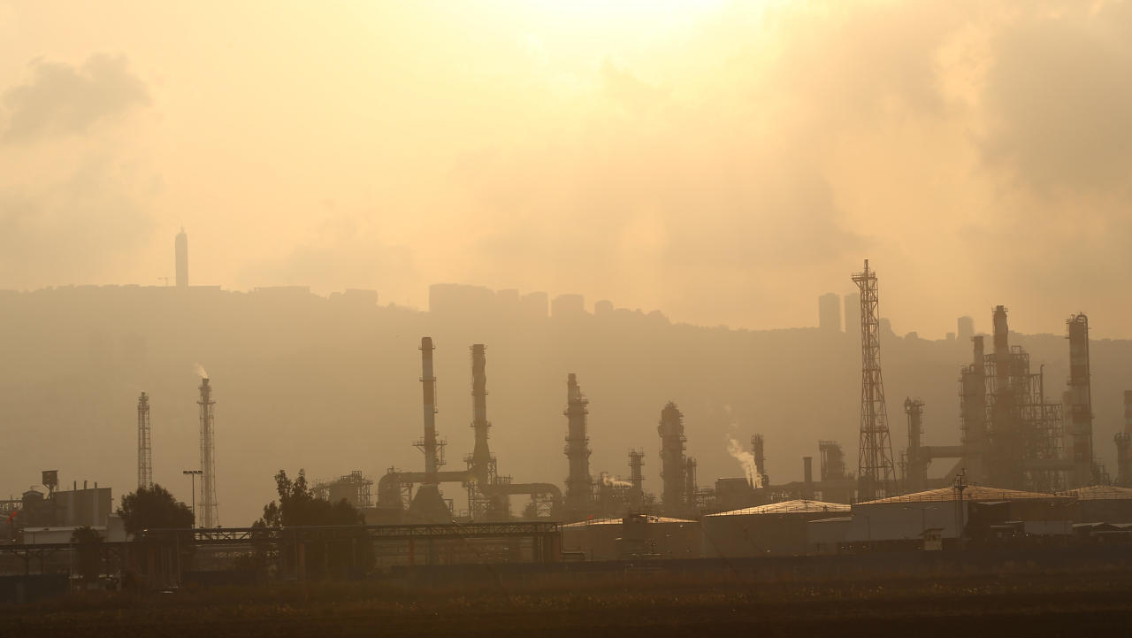 זיהום אוויר ב מפרץ חיפה