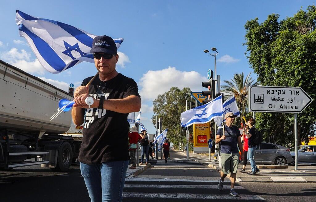 צומת בנימינה בכביש 4, הבוקר