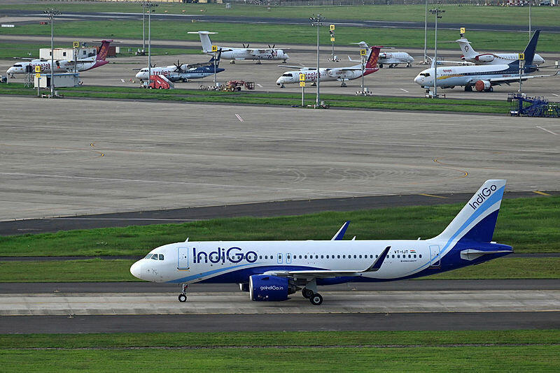 מטוס איירבוס של חברת התעופה ההודית אינדיגו