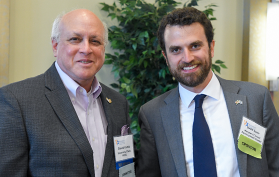 Executive Director David Speer (right) with MIDC Chair David Kuntz. 