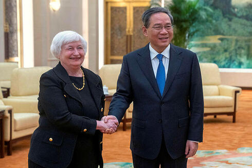 U.S. Treasury Secretary Janet Yellen and Chinese Prime Minister LI Qiang 
