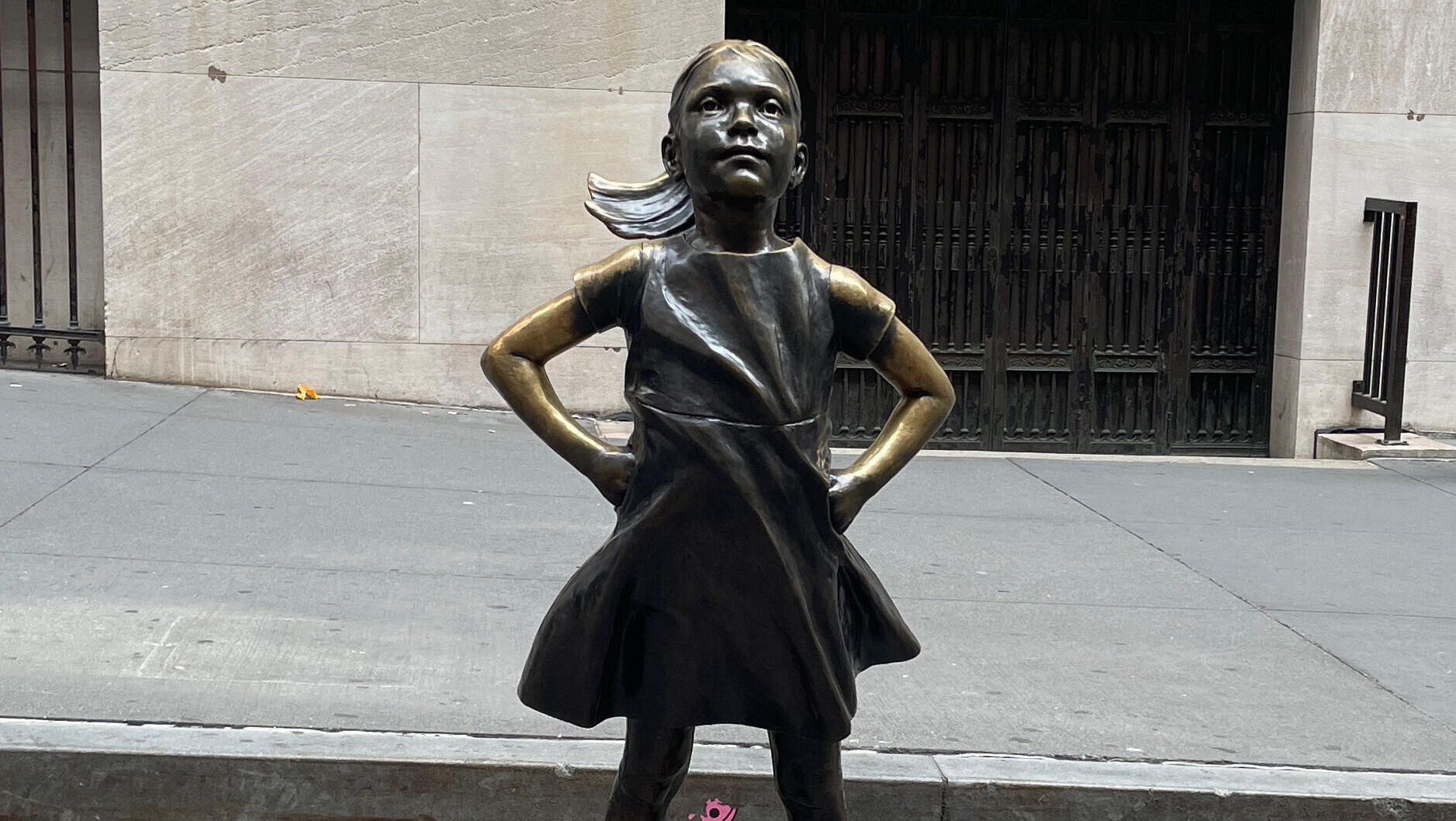 וול סטריט ניו יורק בורסה fearless girl