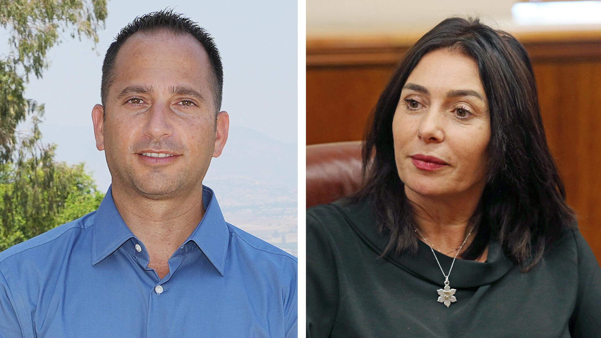 שרת התחבורה מירי רגב והמנהל החדש של הרשות הארצית לתחבורה ציבורית עידן מועלם