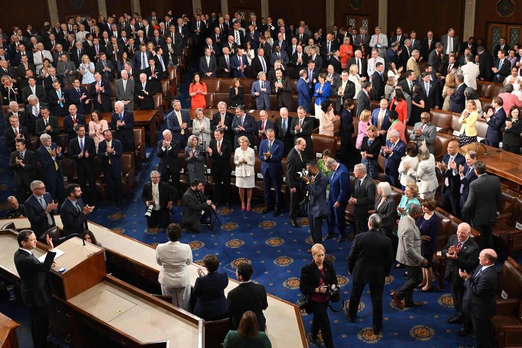 הנשיא הרצוג מול חברי הקונגרס 