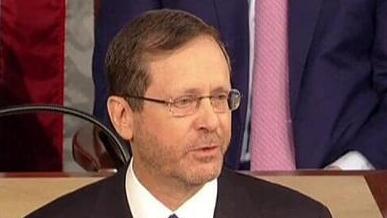 נשיא המדינה יצחק הרצוג בקונגרס