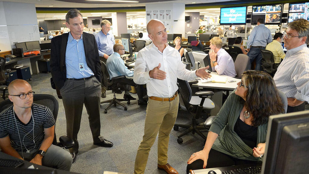 ג'ף בזוס ישיבת עבודה וושינגטון פוסט