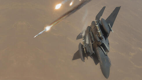 מטוס F15 חומק מטיל נ"מ. אילוסטרציה, צילום: USAF