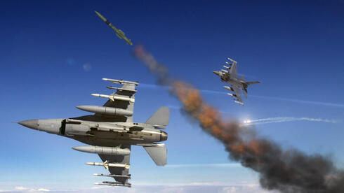 מטוסי F16 חומקים מטיל פטריוט. אילוסטרציה, צילום: USAF