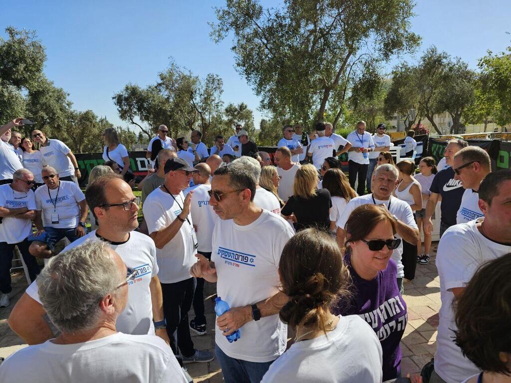 אוהל המחאה של פורום העסקים בירושלים 21.7