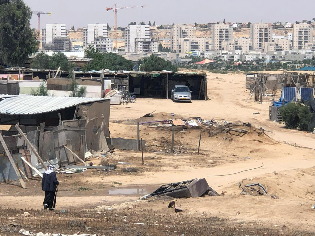 כפר בדואי ראס ג'ראבה ליד דימונה המיועד לפינוי