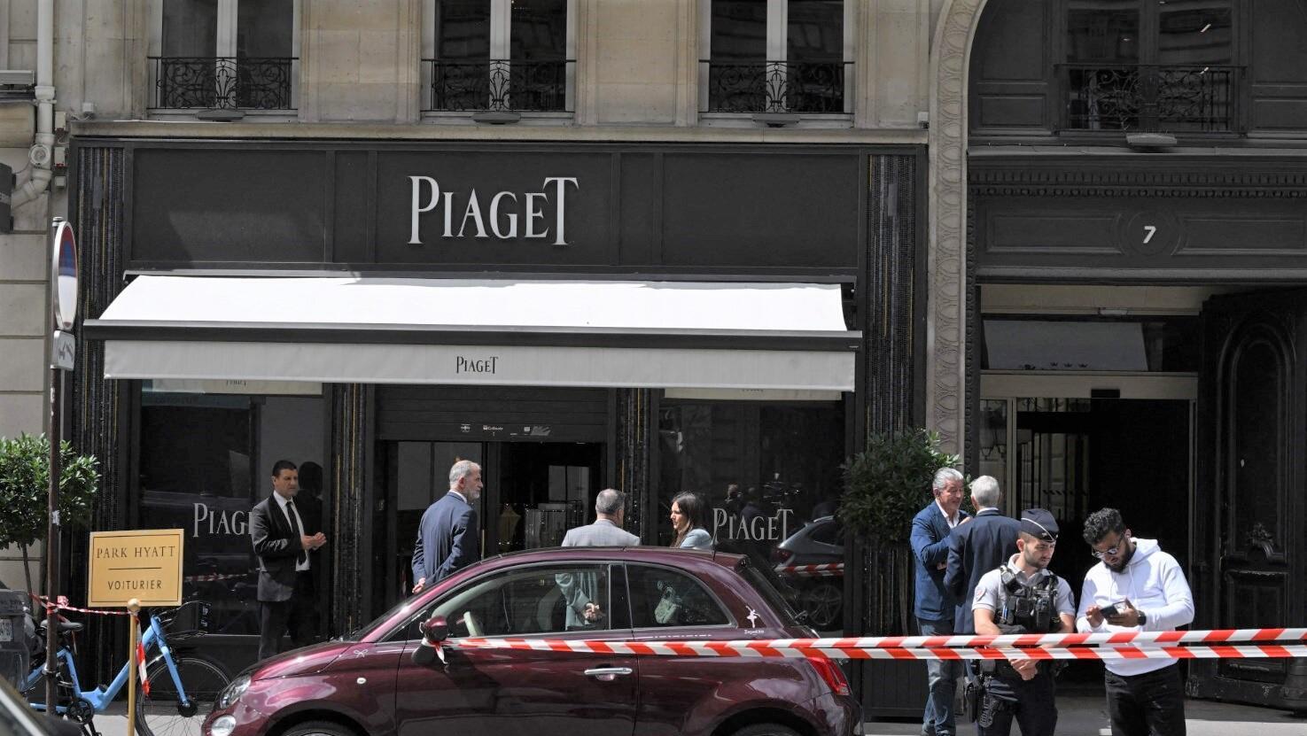 שוד חנות תכשיטים פיאג'ה Piaget פריז