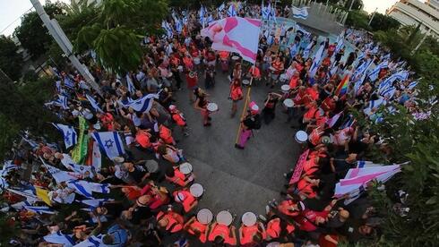 הצעדה ברחוב דיזנגוף בתל אביב, צילום: שב"פ