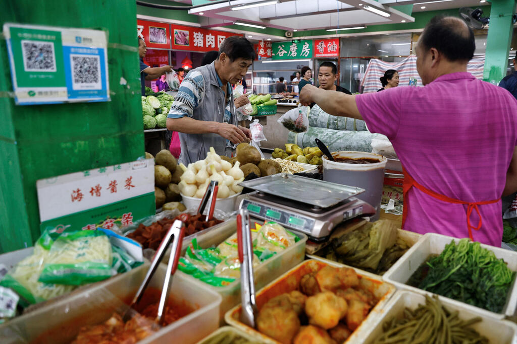 שוק בייג'ינג סין 9.8.23 מדד המחירים אינפלציה