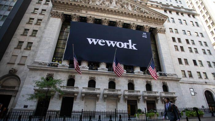 ירידות בנעילה בוול סטריט - WeWork צנחה ב-40%; דיסני פספסה תחזית הסטרימינג