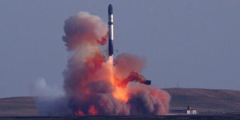 שיגור טיל בליסטי רוסי, צילום: MDAA