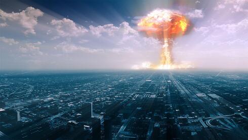 נשק גרעיני פוגע בעיר, אילוסטרציה, צילום: wallpaperaccess