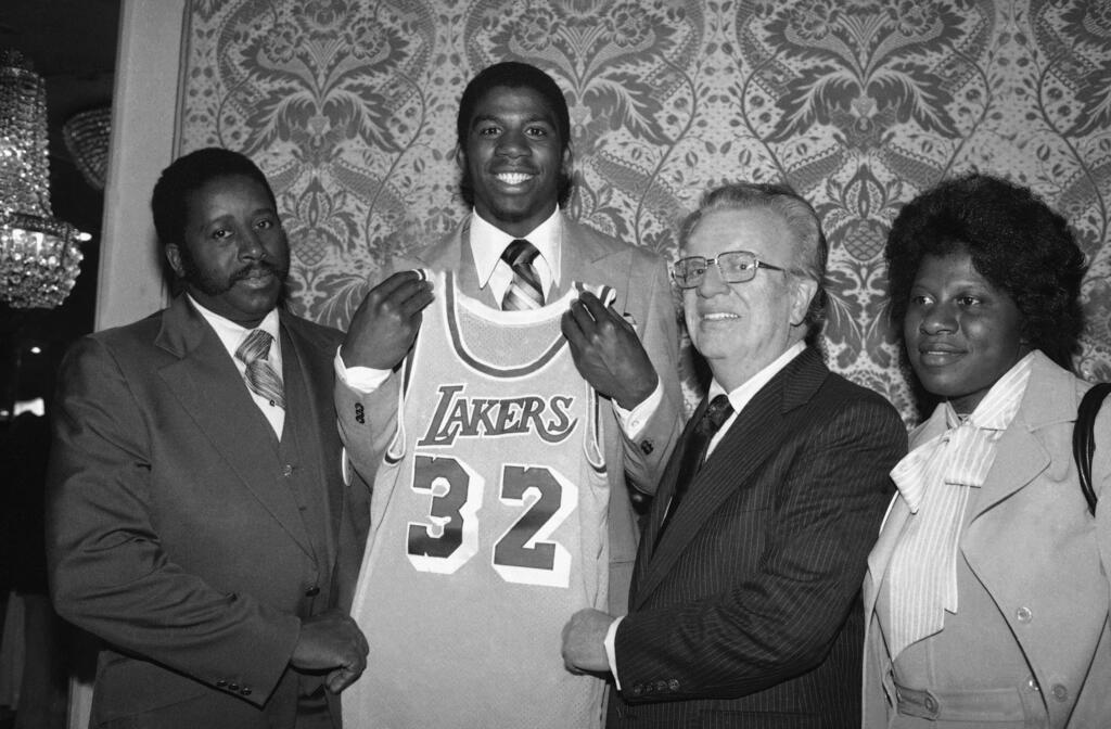 מג'יק ג'ונסון דראפט עם לייקרס 1979