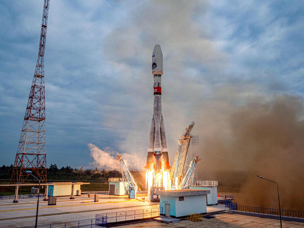 שיגור חללית לונה 25 רוסיה 11.8.23