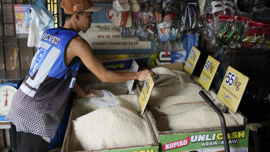 סוחר אורז ב פיליפינים