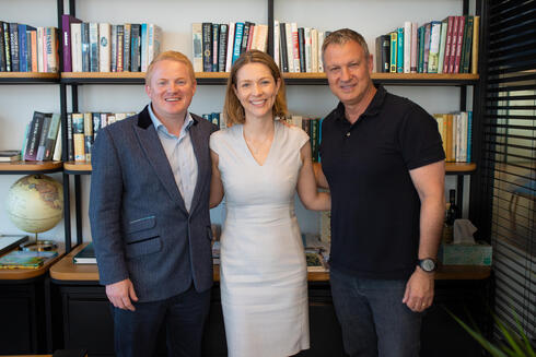 From left to right: Peter Reynolds, CEO of ThetaRay, Devon Kirk, Partner and Co-Head of Portage Capital Solutions and Erel Margalit, Founder and Chairman of JVP and Chairman of ThetaRay. 