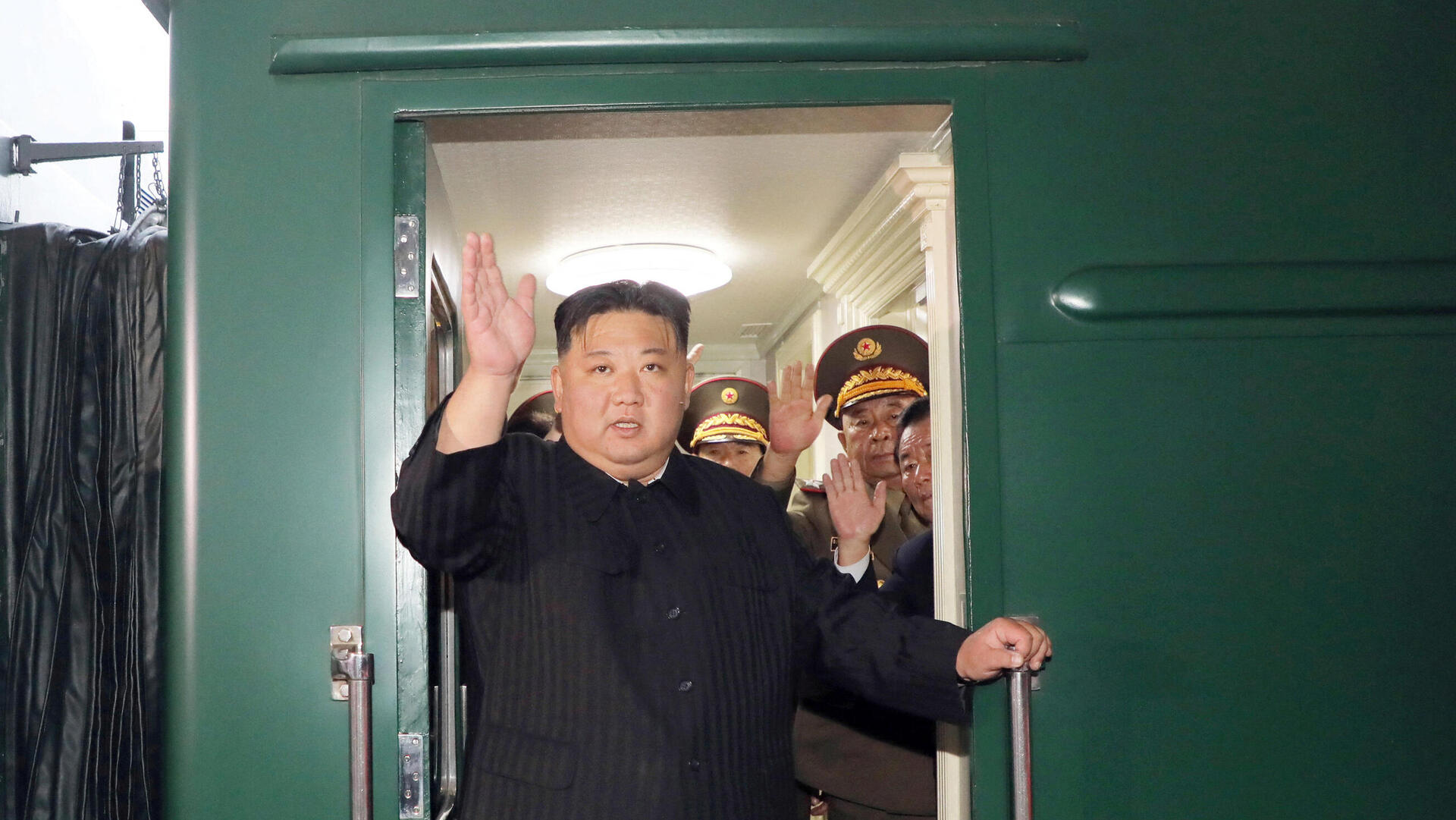 קים ג'ונג און צפון קוריאה רכבת למוסקבה