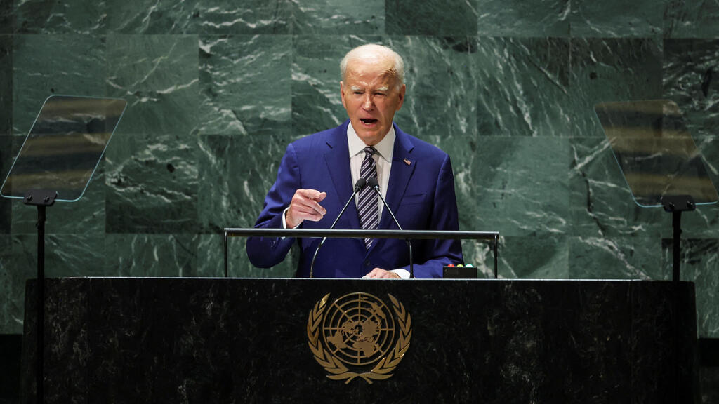 נשיא ארה"ב ג'ו ביידן בעצרת האו"ם