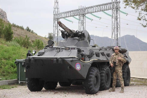 Azeri forces in Nagorno-Karabakh. 