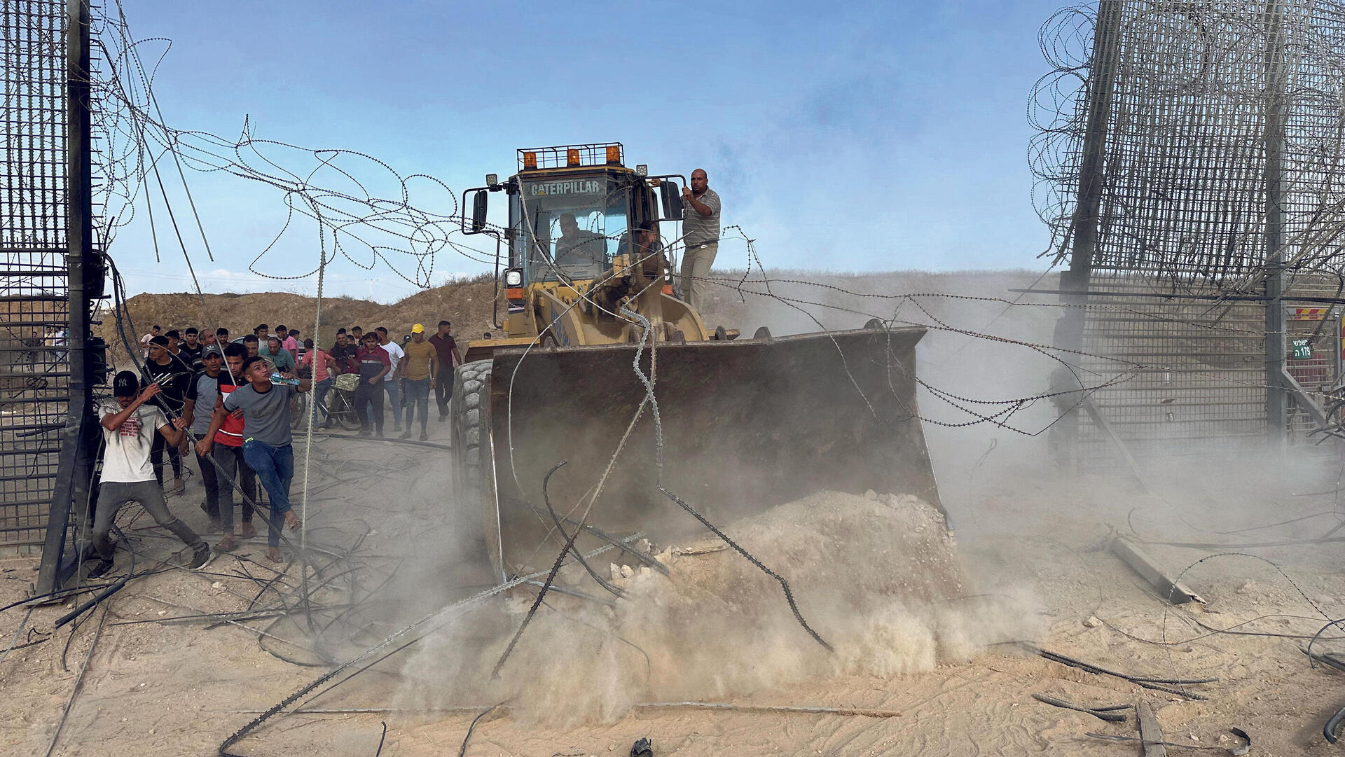 פריצת הגדר ברצועה חדירת מחבלים לשטח ישראל 7.10.23